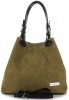 Kožené kabelka shopper bag Vittoria Gotti zelená V90047CH